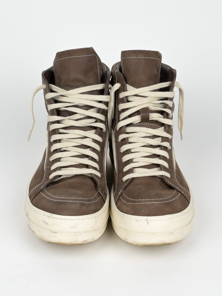 Vintage "Vans" Leather High Top Sneakers