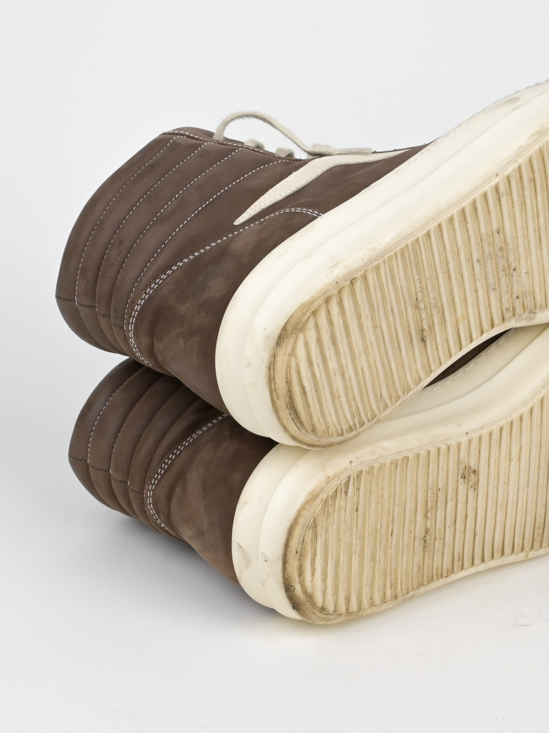 Vintage "Vans" Leather High Top Sneakers