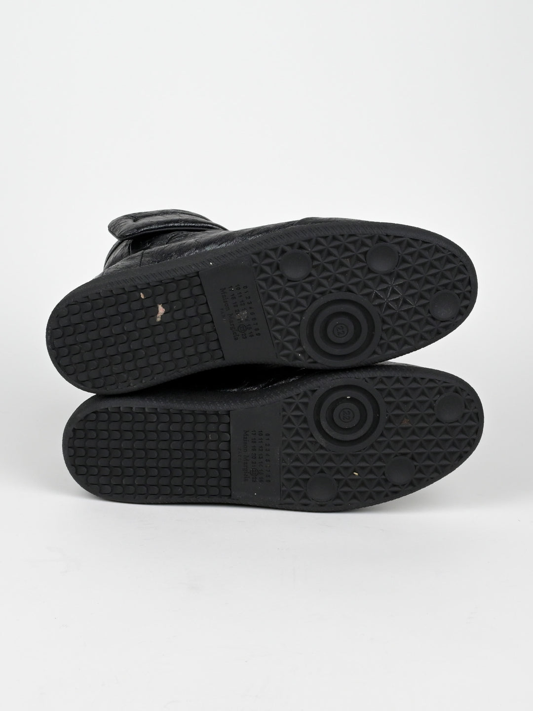 Future Cracked Leather High Top Sneakers