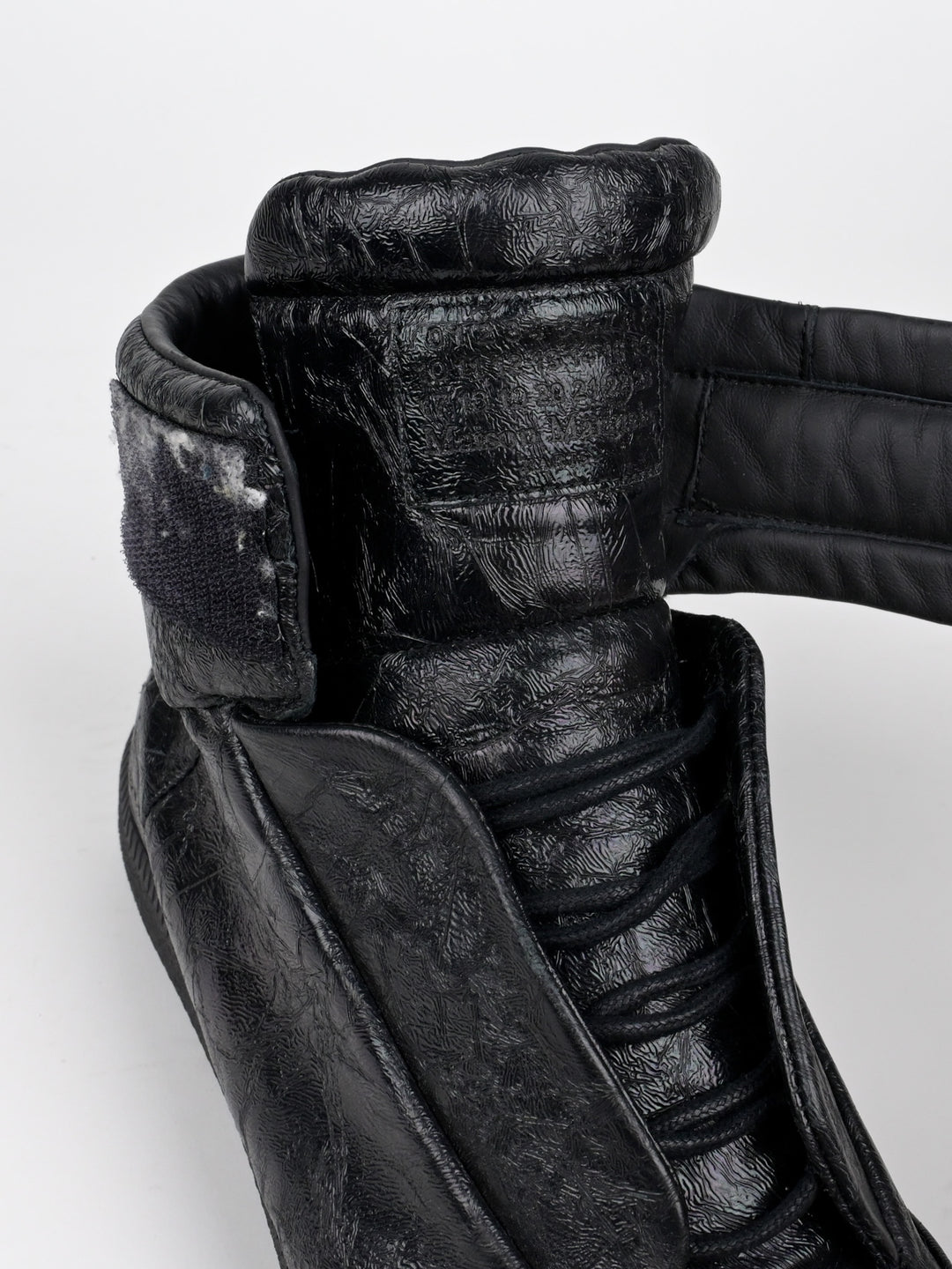 Future Cracked Leather High Top Sneakers
