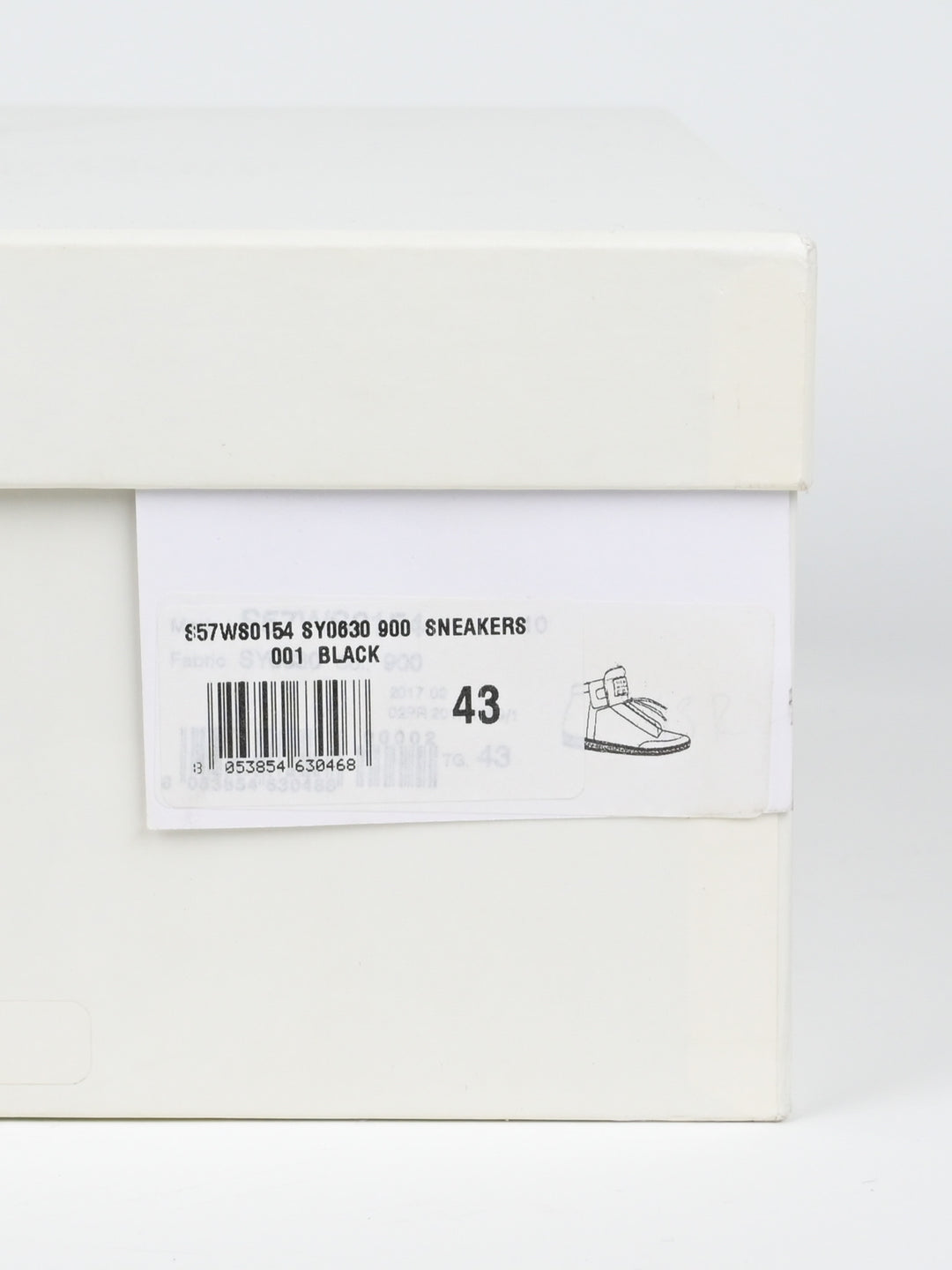Future Cracked Leather High Top Sneakers
