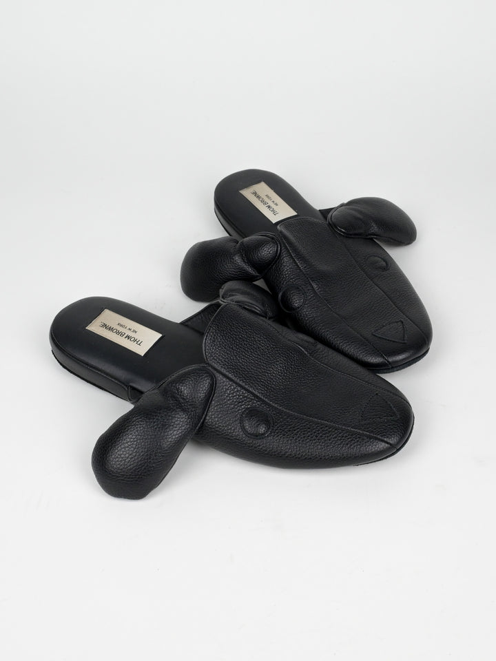 Hector Leather Dog Slippers