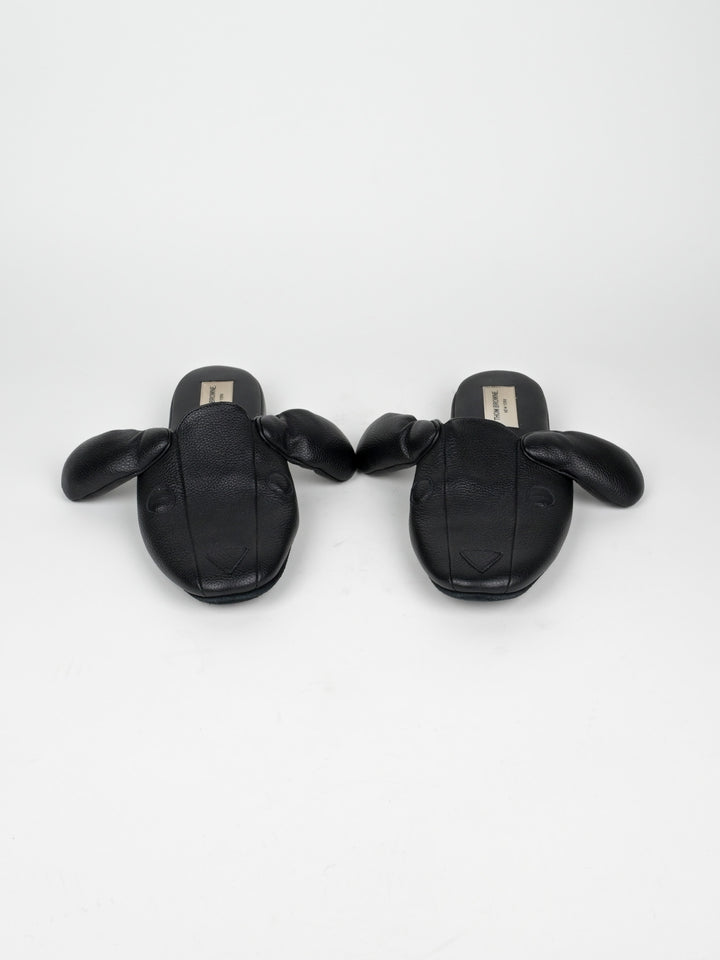 Hector Leather Dog Slippers