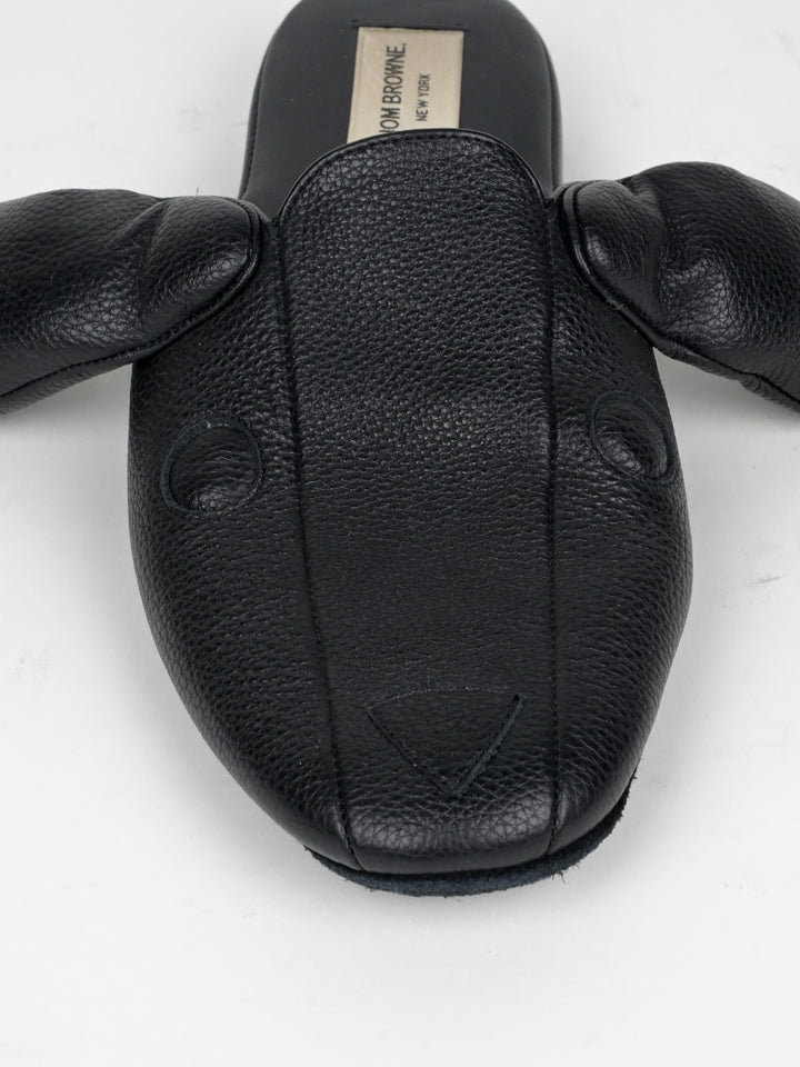 Hector Leather Dog Slippers