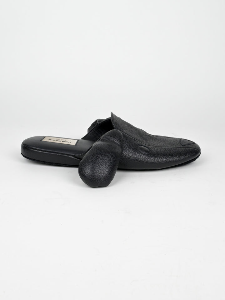 Hector Leather Dog Slippers