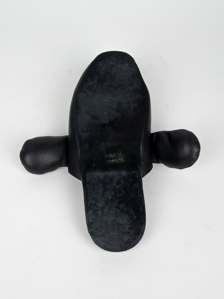 Hector Leather Dog Slippers