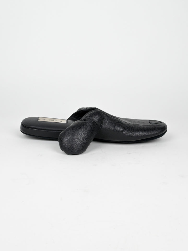 Hector Leather Dog Slippers