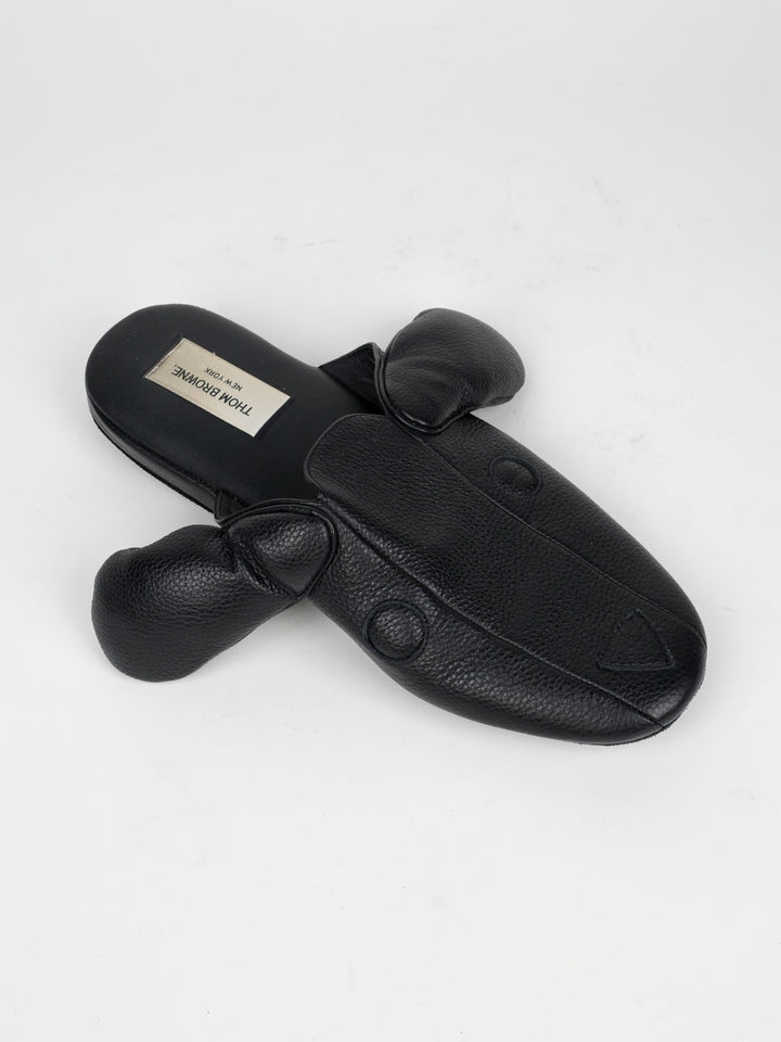 Hector Leather Dog Slippers