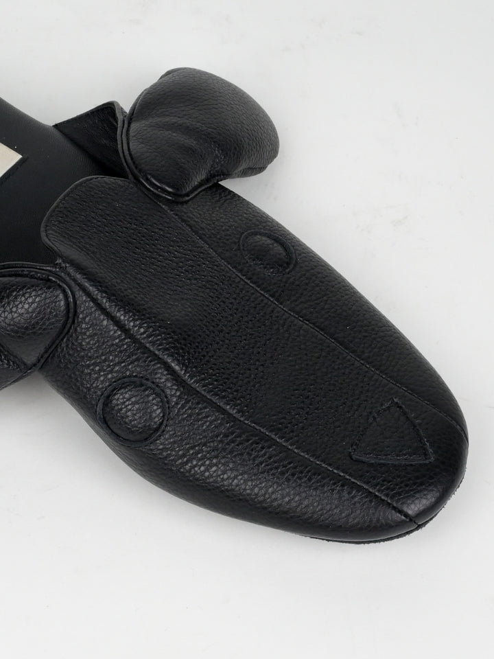 Hector Leather Dog Slippers