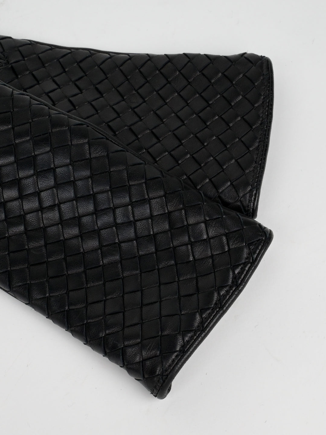 Intrecciato Leather Gloves