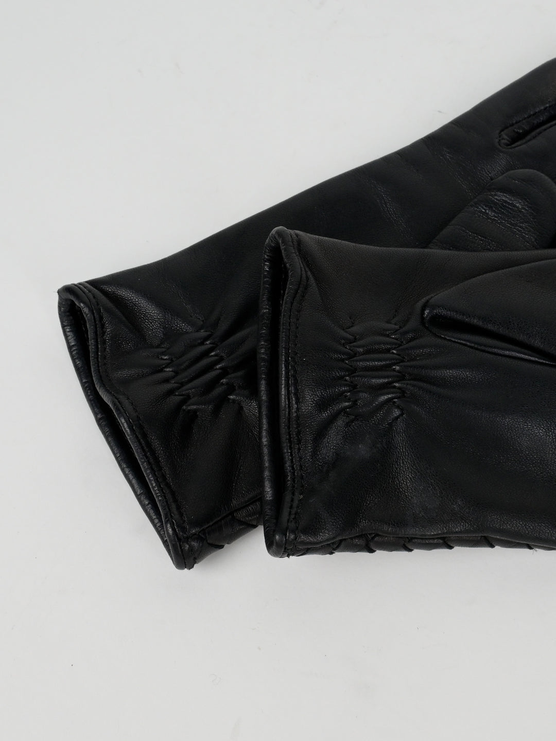 Intrecciato Leather Gloves