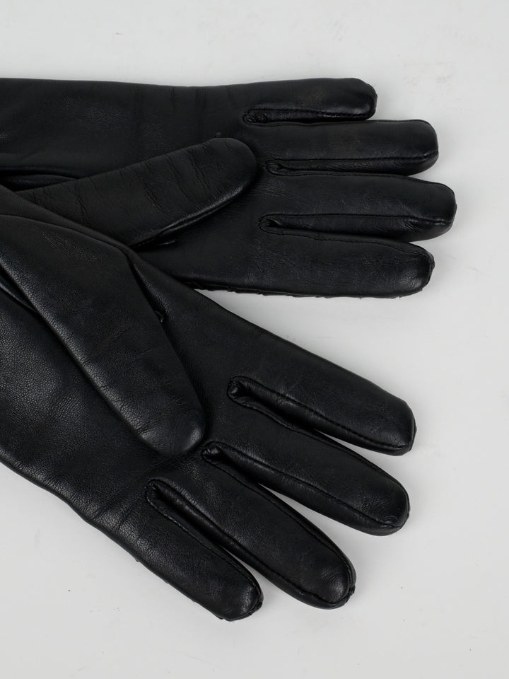 Intrecciato Leather Gloves
