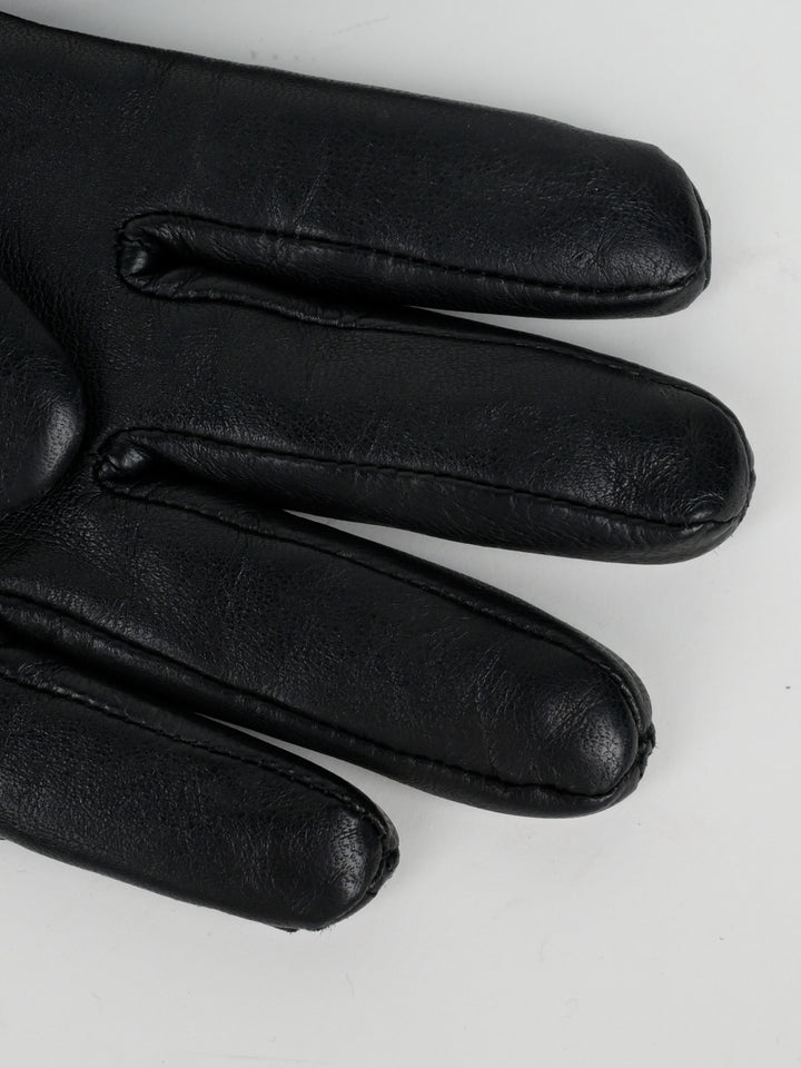 Intrecciato Leather Gloves