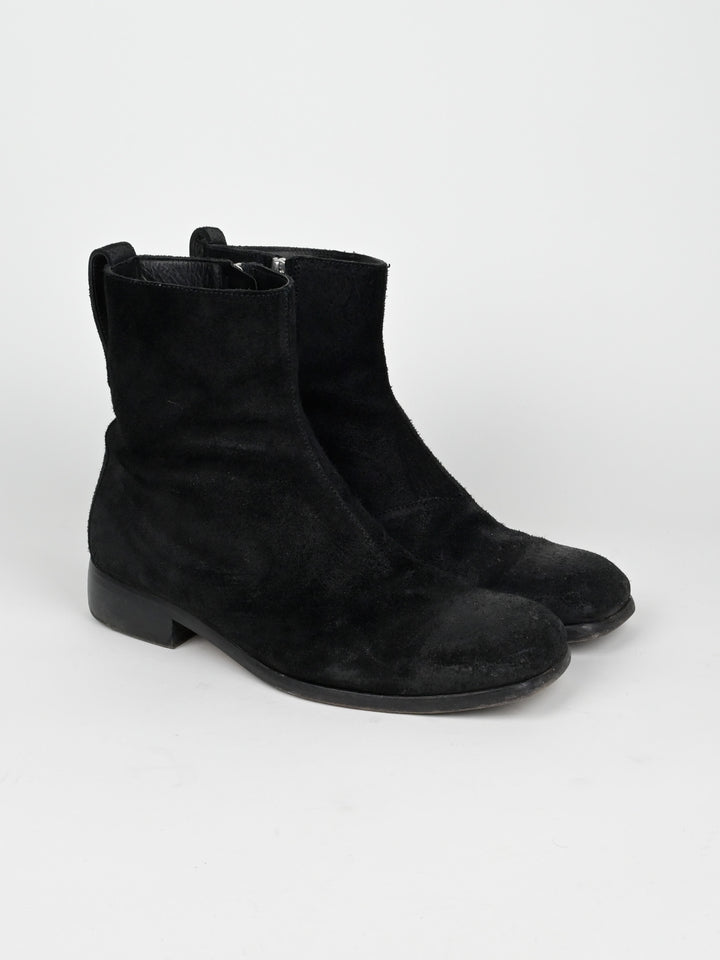 Waxed Suede ‘Michaelis’ Boots