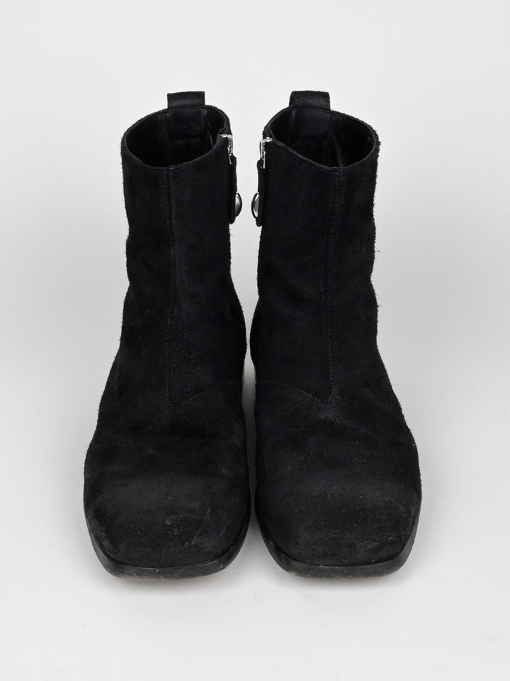 Waxed Suede ‘Michaelis’ Boots
