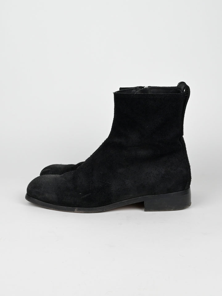 Waxed Suede ‘Michaelis’ Boots