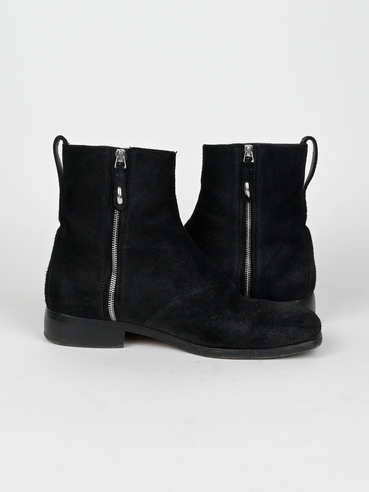 Waxed Suede ‘Michaelis’ Boots