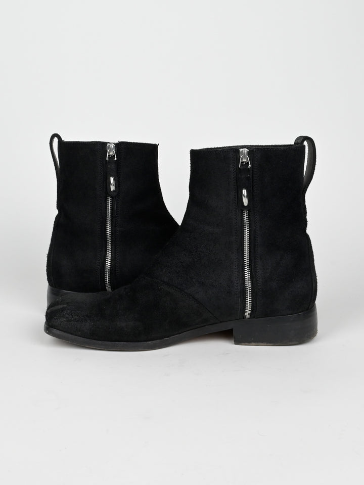 Waxed Suede ‘Michaelis’ Boots