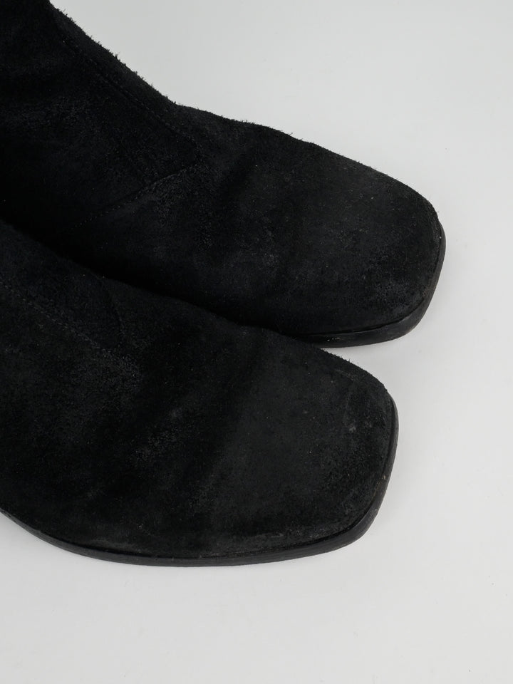 Waxed Suede ‘Michaelis’ Boots