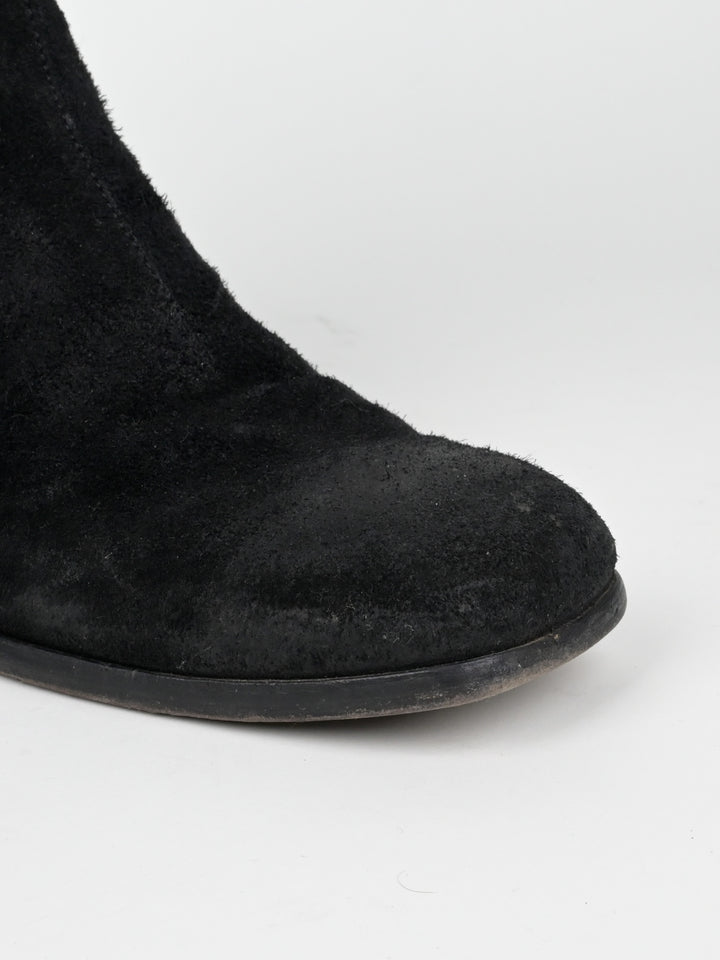 Waxed Suede ‘Michaelis’ Boots