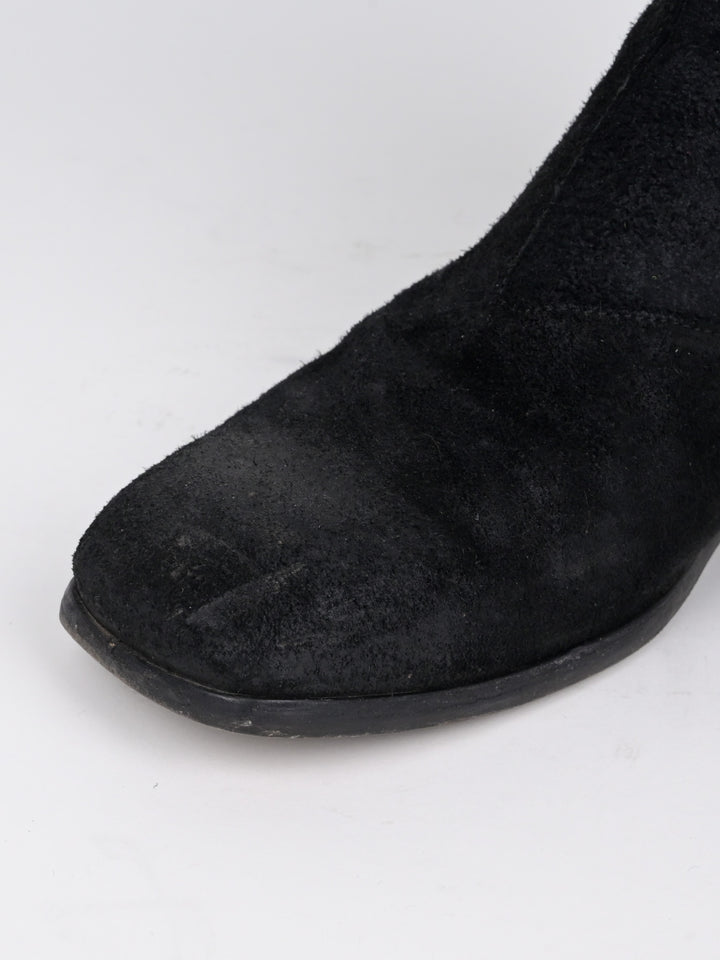 Waxed Suede ‘Michaelis’ Boots