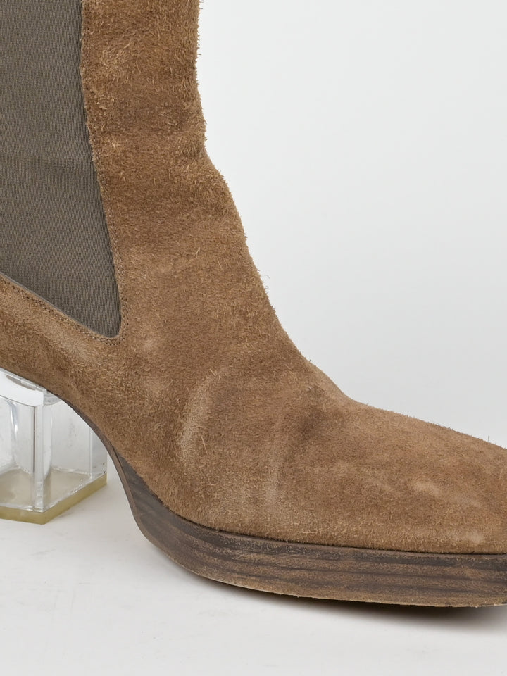 Suede Heels