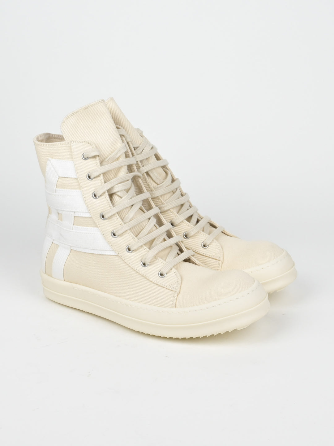 Denim Geometric Sneakers