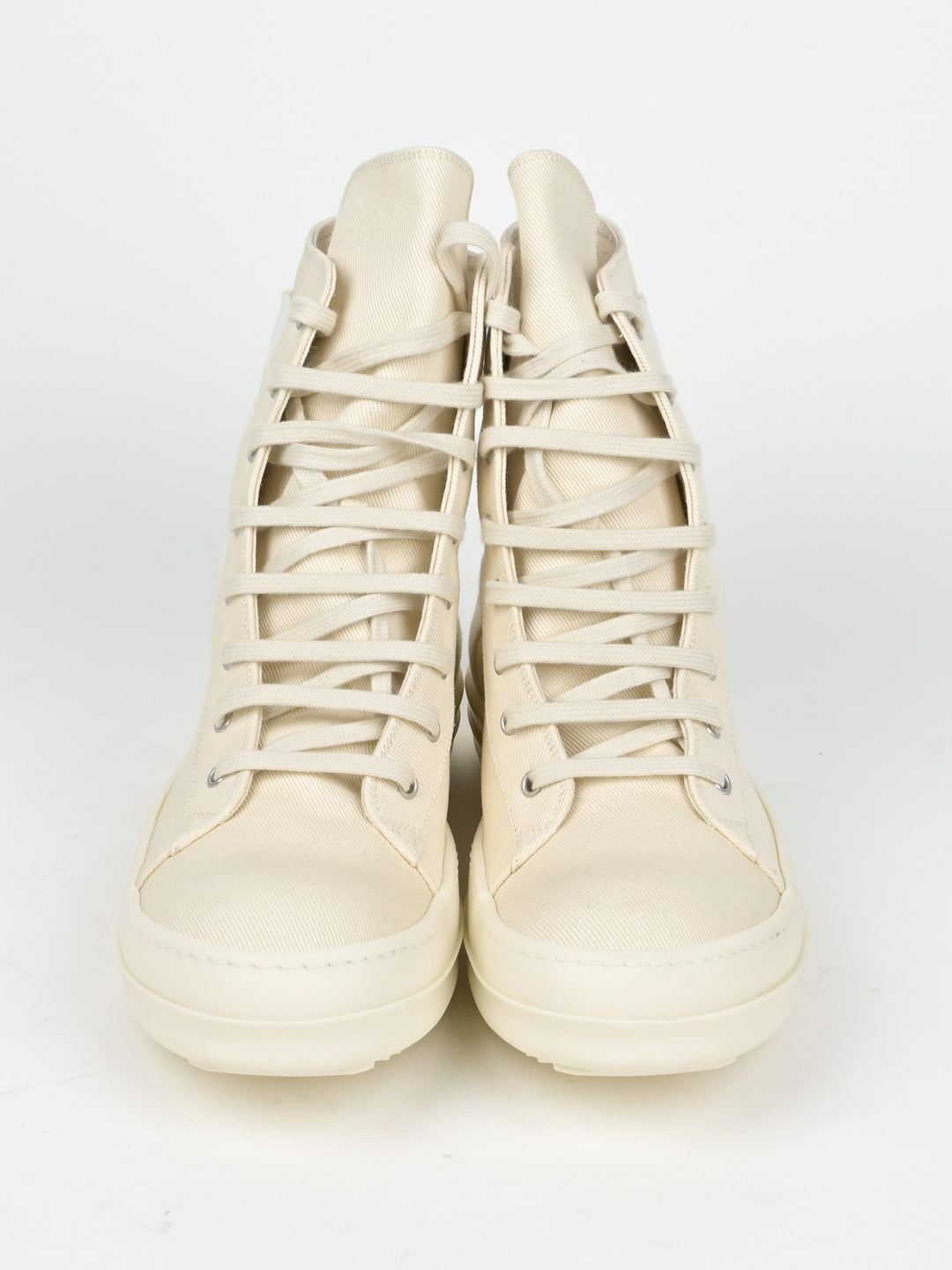 Denim Geometric Sneakers