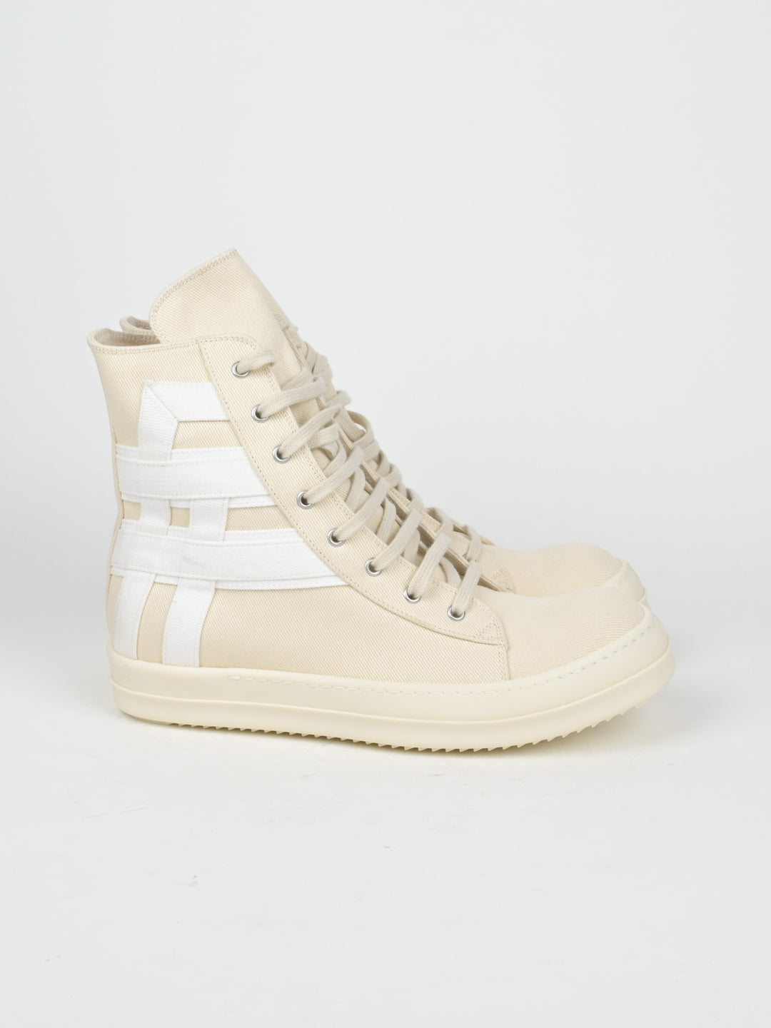 Denim Geometric Sneakers