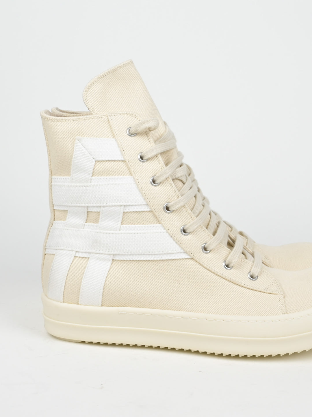 Denim Geometric Sneakers