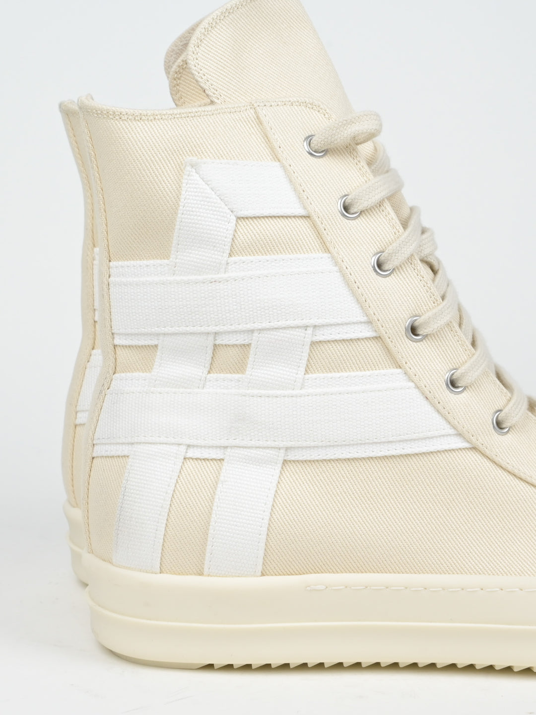 Denim Geometric Sneakers