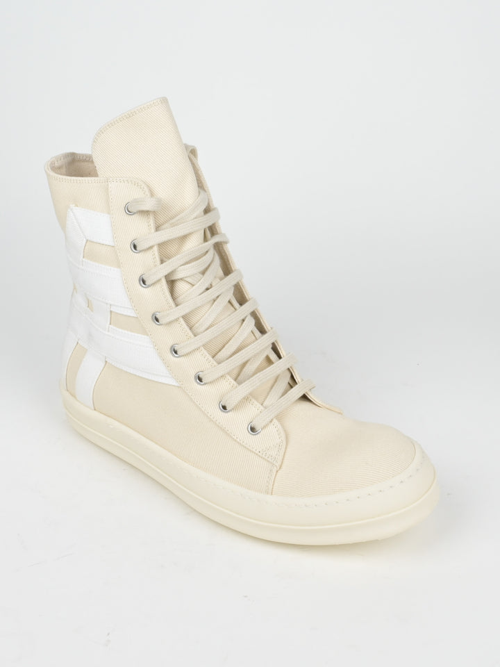 Denim Geometric Sneakers