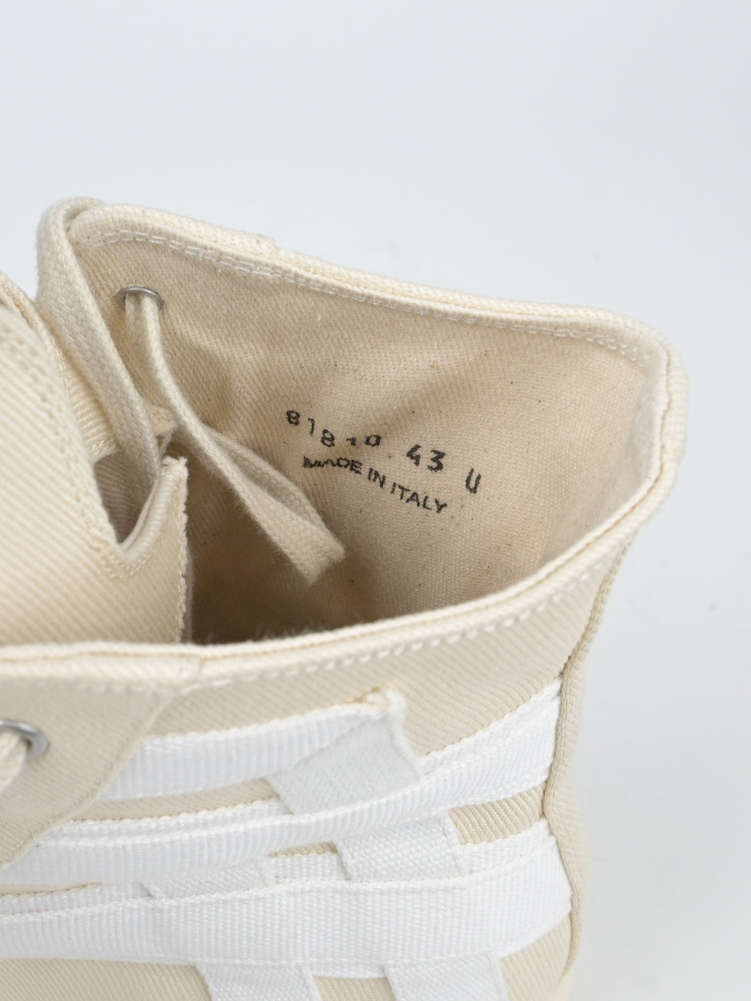 Denim Geometric Sneakers
