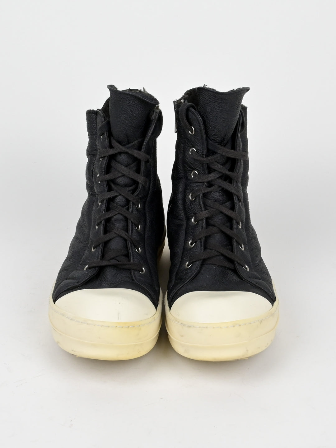 Shearling Leather Hi Top Ramones