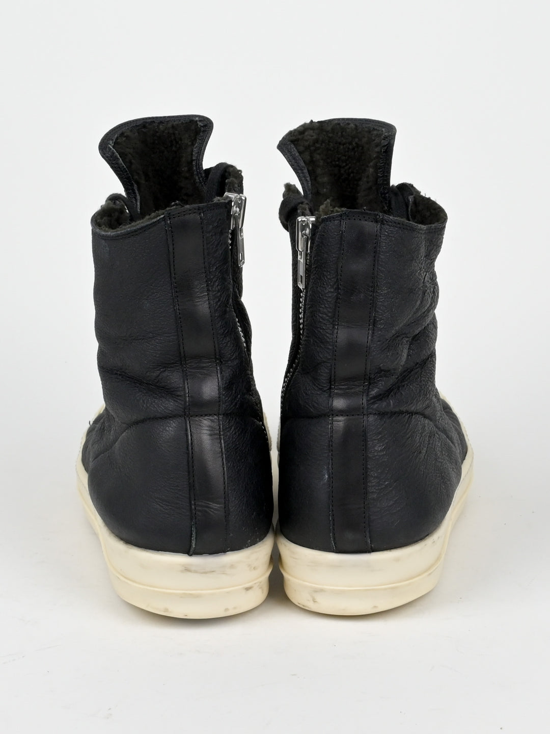 Shearling Leather Hi Top Ramones