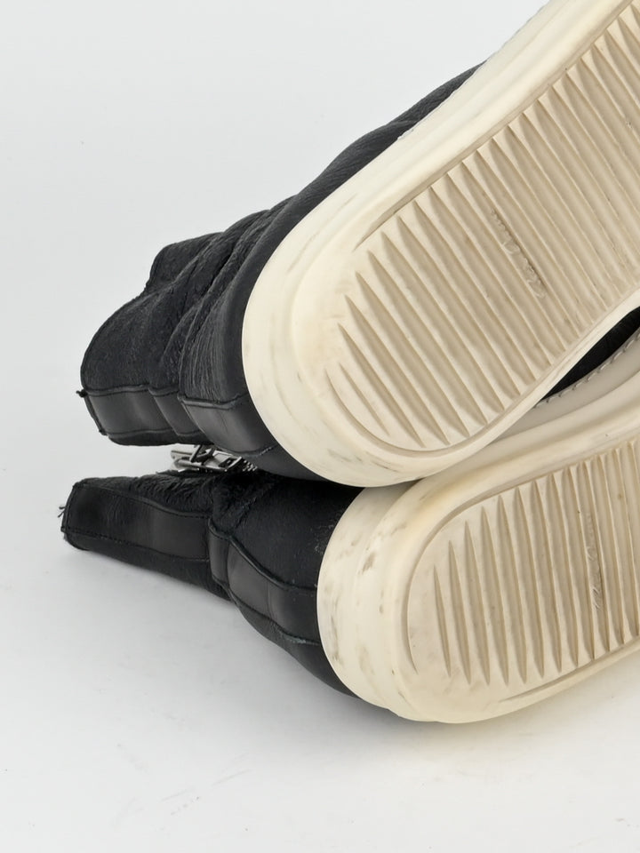 Shearling Leather Hi Top Ramones
