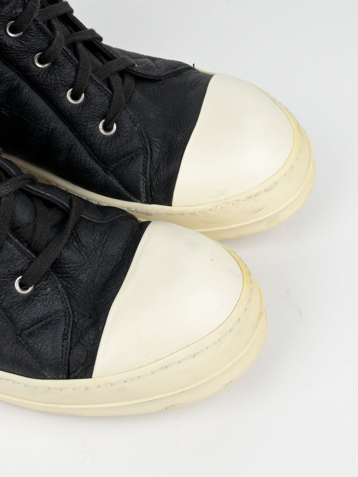 Shearling Leather Hi Top Ramones