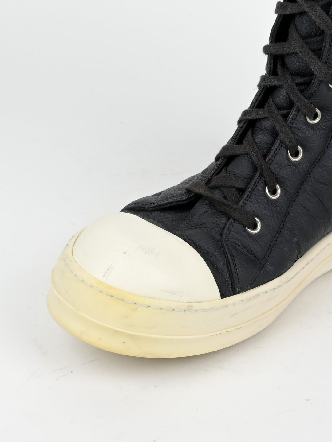 Shearling Leather Hi Top Ramones
