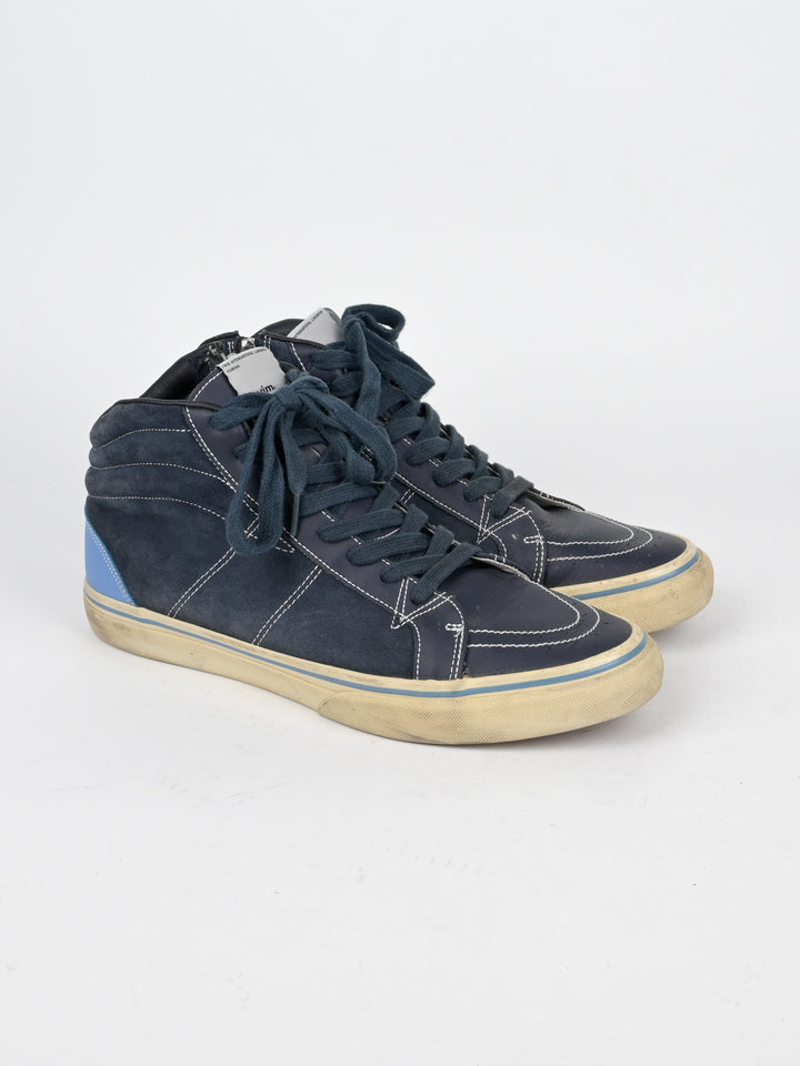 Blue High Top Sneakers