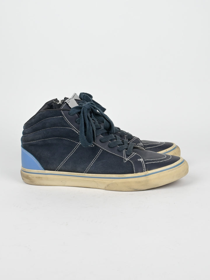 Blue High Top Sneakers