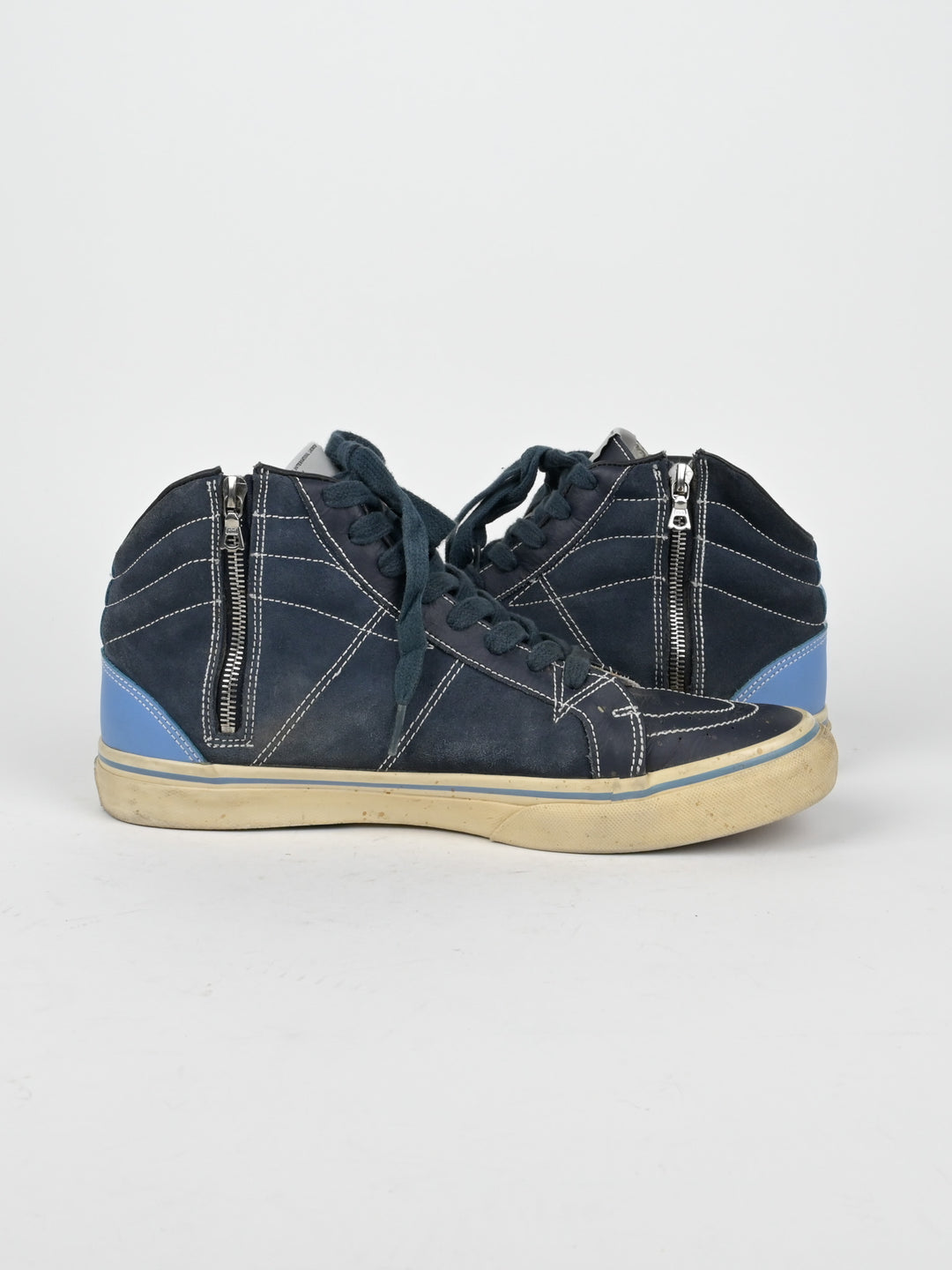 Blue High Top Sneakers