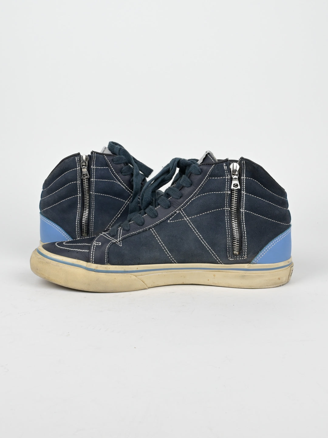 Blue High Top Sneakers