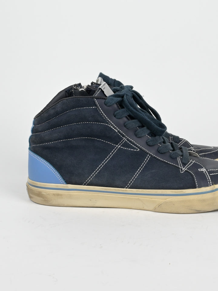 Blue High Top Sneakers
