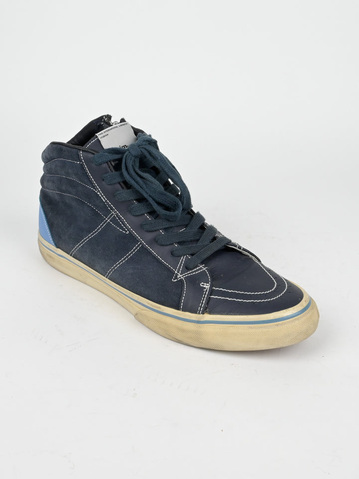 Blue High Top Sneakers