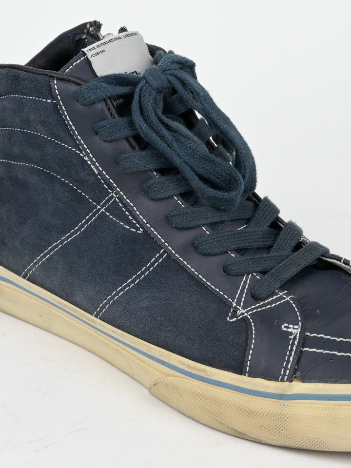 Blue High Top Sneakers