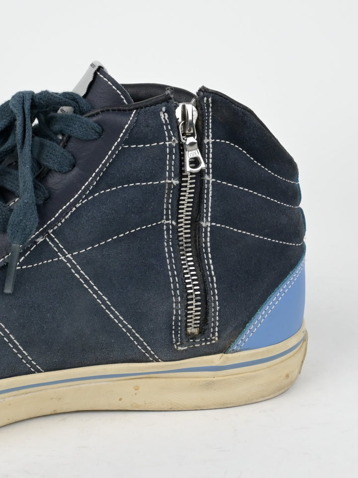 Blue High Top Sneakers