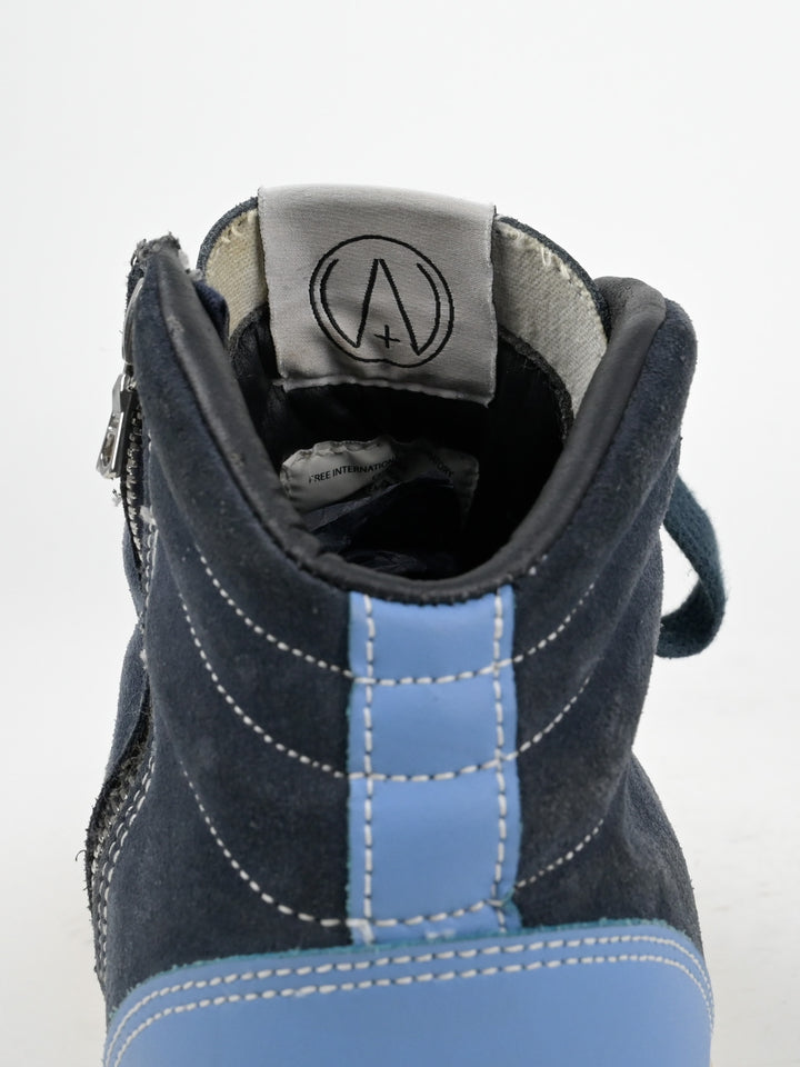 Blue High Top Sneakers