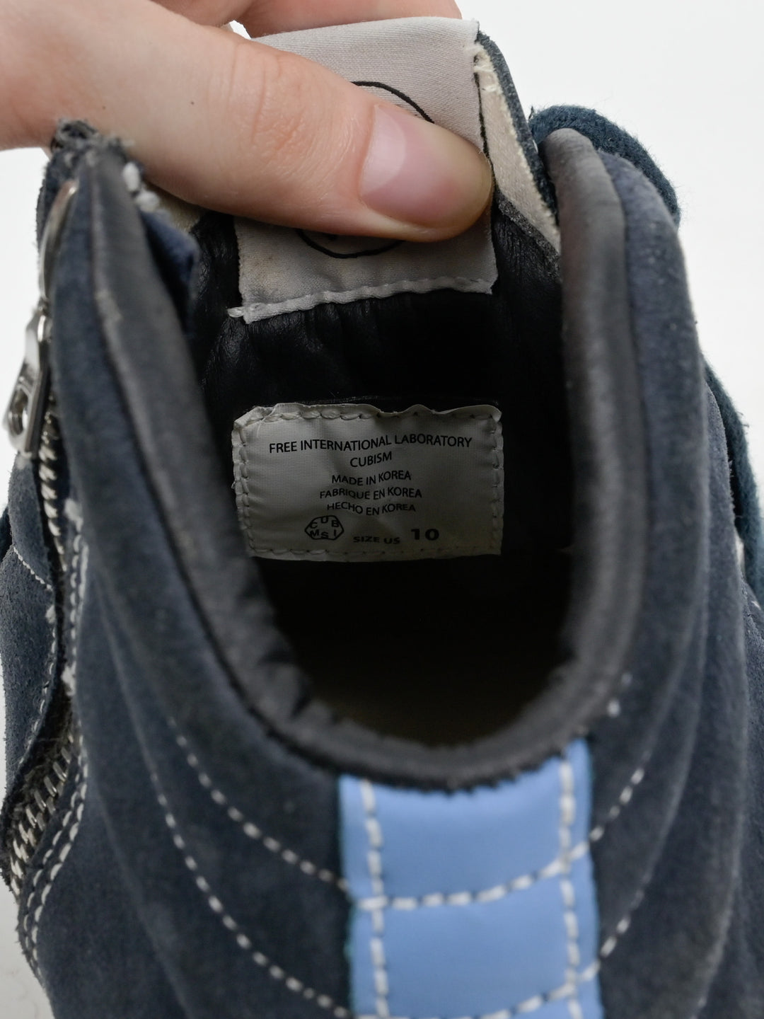 Blue High Top Sneakers