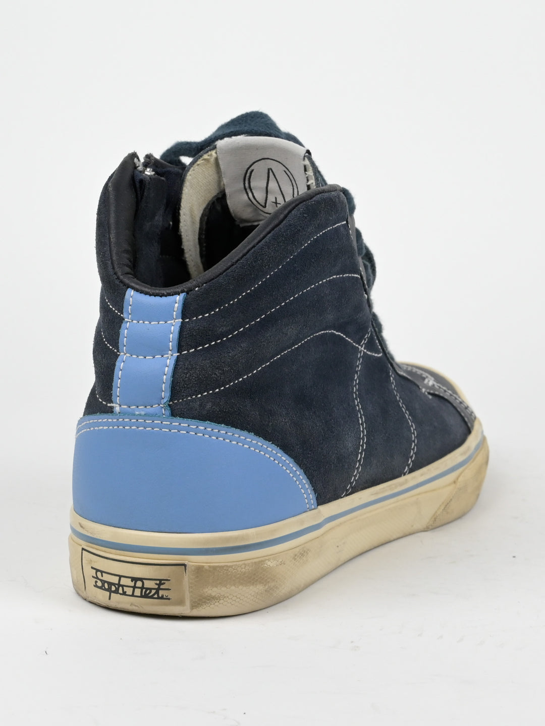 Blue High Top Sneakers