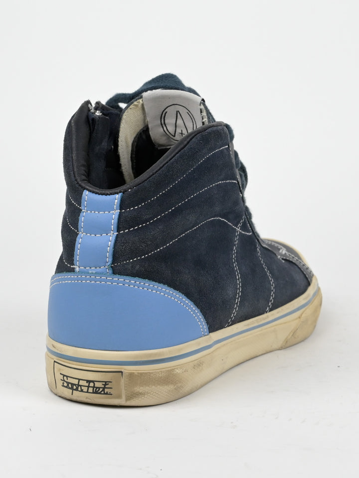 Blue High Top Sneakers